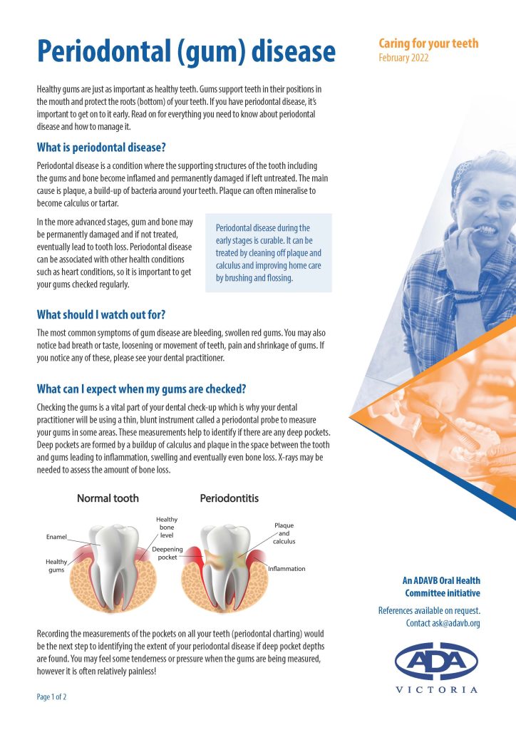 Caring for your teeth Perio final Page 1