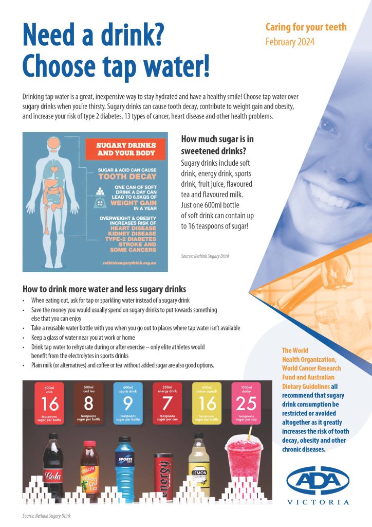 Factsheet Choosing Tap Water UPDATED
