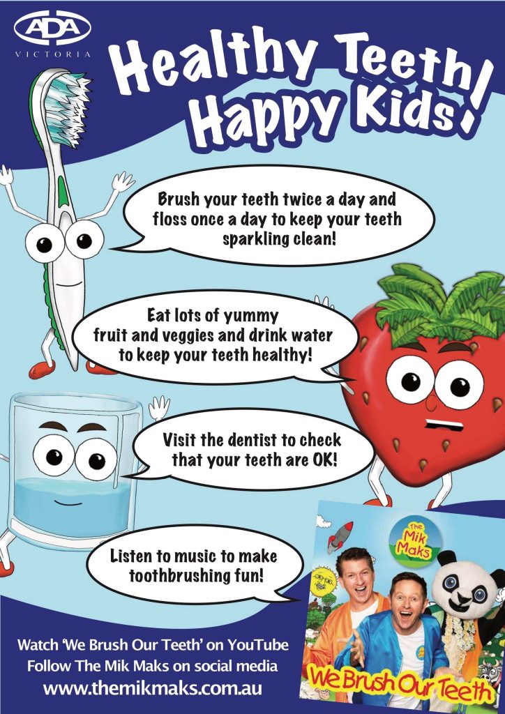 Factsheet Health teeth happy kids