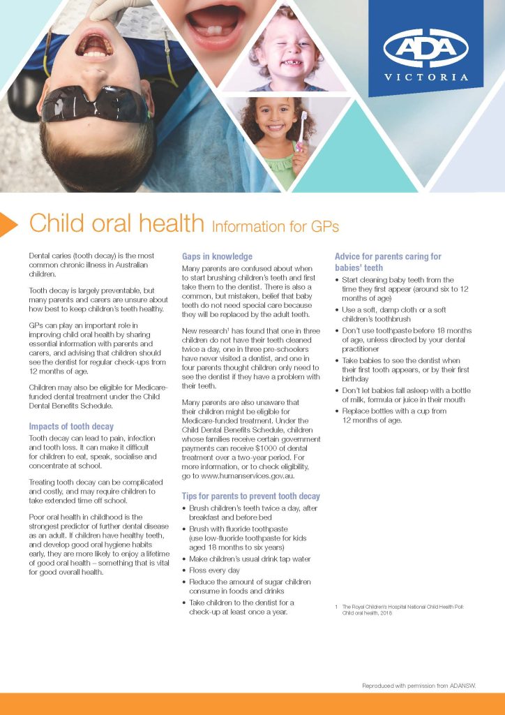 GP Child Oral Health