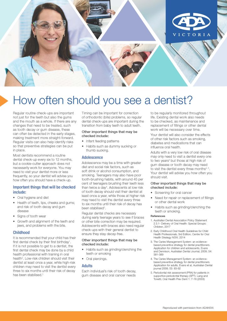 How often should you see a dentist